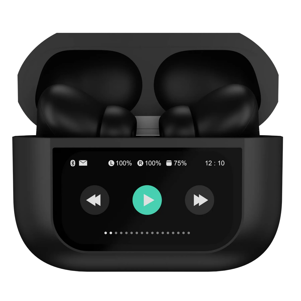 JSH Screen TWS Bluetooth Earbuds with 32 db ANC + ENC and On Case Display