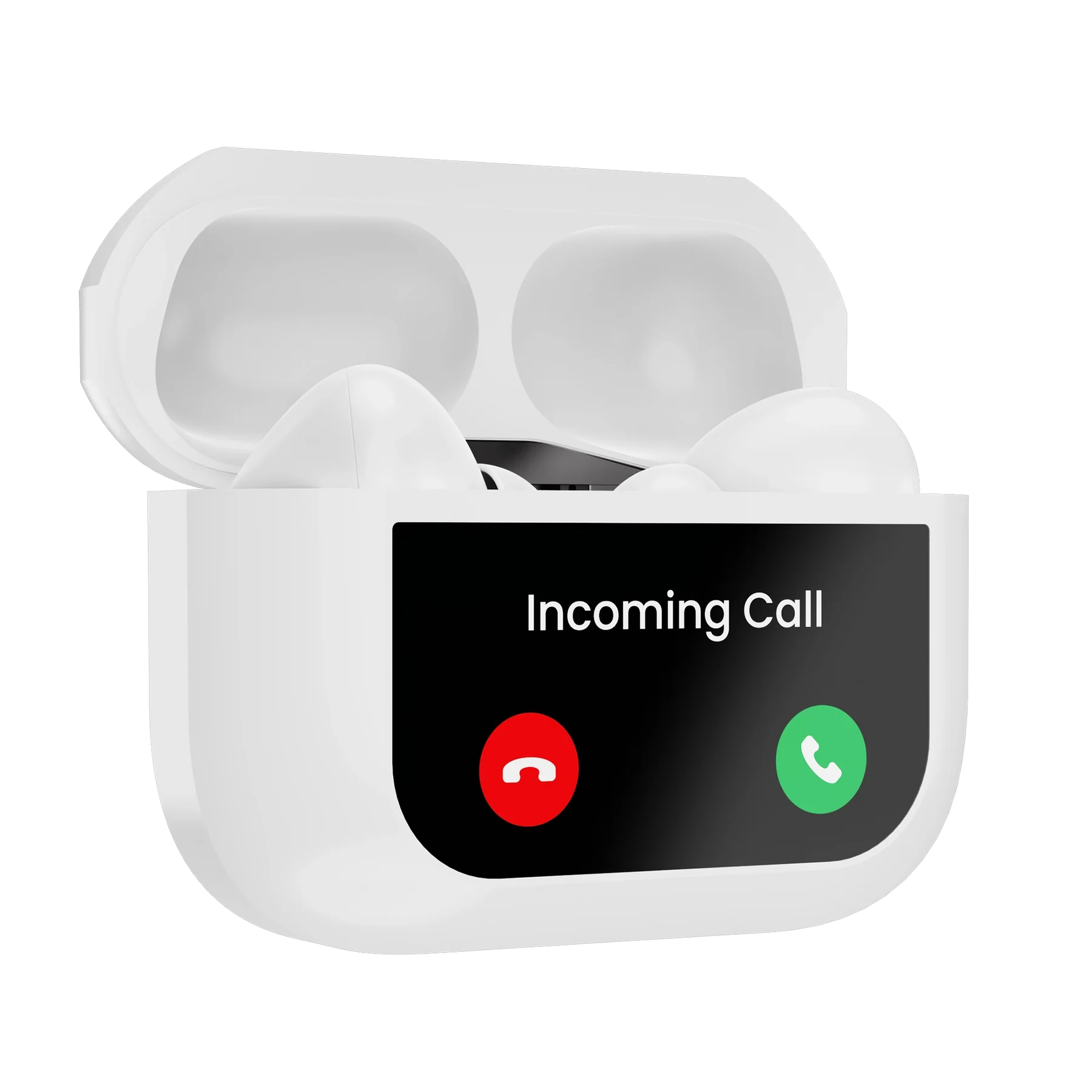 JSH Screen TWS Bluetooth Earbuds with 32 db ANC + ENC and On Case Display