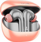 BOAT  Airdopes 155 w/ 40 hrs Playtime,In-Ear Detection,Quad Mics ENx Tech,ASAP Charge Bluetooth Headset (Hot Rouge, True Wireless)