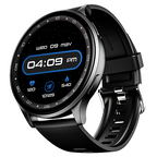 boAt Lunar Orb w/ 1.45" (3.6 cm) AMOLED Display, BT Calling, DIY Watch Face Studio, Coins, Crest App Health Ecosystem, Live Cricket & Football Scores, IP67, Smart Watch for Men & Women(Active Black)